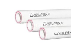 Valfex PP-R/GF/PP-R Труба арм.стекловолокном SDR 6 PN25 20x3,4 серая