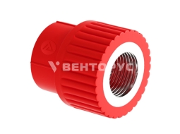 SLT BLOCKFIRE RED Муфта комбинированная PP-R ВР 25×1/2"