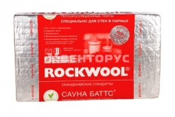 Утеплитель ROCKWOOL САУНА БАТТС 1000x600x50 мм