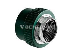 SLT BLOCKFIRE GREEN Муфта комбинированная PP-R ВР 75×2.1/2" под ключ