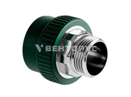 SLT BLOCKFIRE GREEN Муфта комбинированная PP-R НР 40×1.1/4" под ключ