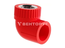 SLT BLOCKFIRE RED Отвод комбинированный PP-R ВР 25×3/4"