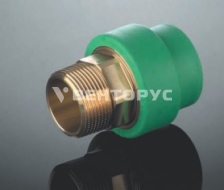 Переходник Aquatherm Fusiotherm green pipe с нар. резьбой и шестигранником