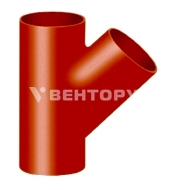 Duker Тройник чугунный SML DN 300x150/45