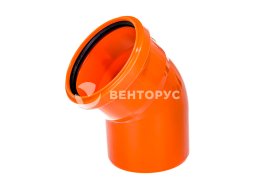 RTP Beta Orange Отвод наружной канализации 45°