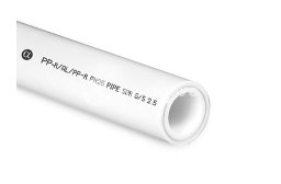 RTP Alpha Труба PP-R/AL/PP-R SDR 6 армированная PN25 25х4,2 мм, 2 метра, белая