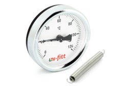 Термометр биметаллический накладной UNI-FITT