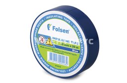 013512 Folsen Изоляционная пламягасящая лента Premium 19 мм x 33 м, синяя