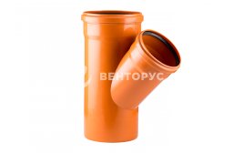 RTP Beta Orange Тройник наружной канализации 45° 200x110х200