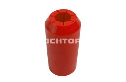 Uni-Fitt Втулка защитная на теплоизоляцию для труб удлинённая 16 мм, красная