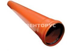 RTP Beta Orange Труба канализационная наружная SN4 110x3,4x500