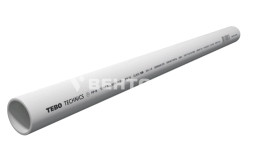 TEBO Труба PP-R SDR 11 PN10 125x11,4 мм, 4 м, белая