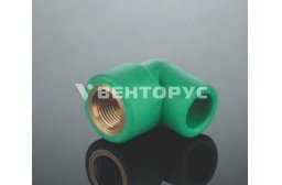 23016 Aquatherm Угольник-переходник Fusiotherm green pipe c внутр. рез. 32x1/2"ВР