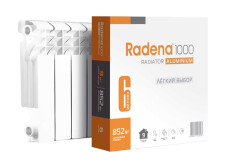 RADENA Радиатор алюминиевый R 1000 350/100