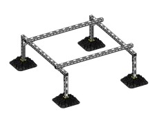 Fachmann Опорная конструкция EASY SUPPORT-4 300, H-400, L-1200x1200