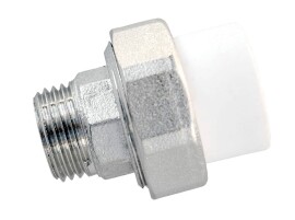 RTP Alpha Муфта комбинированная разъемная PP-R 63х2" НР