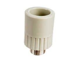 RTP Alpha Муфта комбинированная PP-R 32х1" НР серая