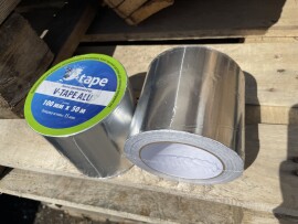 Лента алюминиевая V-TAPE ALU 100 мм x 50 м