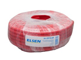 ELSEN Гофротруба FlexLight Ø50,6, наружный Ø63, красная, бухта 15 м