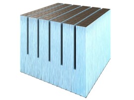 Ruspanel Панель теплоизоляционная XPS RPG Real продольная 2500x600x100 mm #2 двухсторонняя