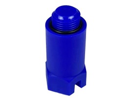 RTP Alpha Заглушка монтажная длинная PP-R 1/2", синяя