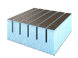 Ruspanel Панель теплоизоляционная XPS RPG Real продольная 2500x600x40 mm #2 двухсторонняя