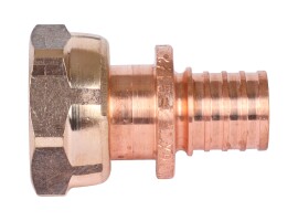 Rehau Переходник с накидной гайкой RAUTITAN 40-G 1.1/2" RX, бронза