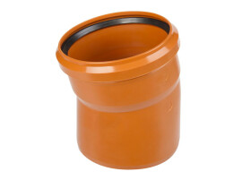 TEBO PP Отвод канализационный наружный 110x15°