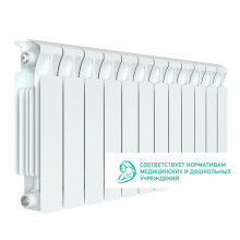 Радиатор биметаллический RIFAR Monolit 350, 12 секций, 1656 Вт