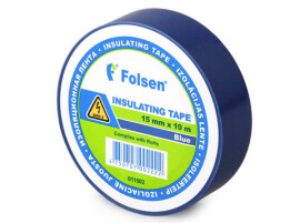 013502 Folsen Изоляционная лента ПВХ 19 мм x 33 м, синяя