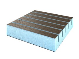 Ruspanel Панель теплоизоляционная XPS RPG Real поперечная 2500x600x20 mm #2 двухсторонняя