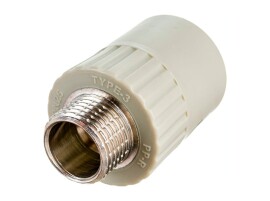 RTP Alpha Муфта комбинированная PP-R 20х1/2" НР серая