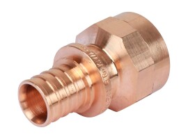 Rehau Переходник с внутренней резьбой RAUTITAN 32-Rp 1" RX, бронза