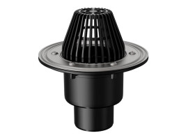 Fachmann Воронка кровельная VB 310.1 Y DN50/75/110 вертикальный, с фланцем, выпуклый