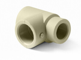 Pro Aqua PP-R Тройник переходной 63x25x63 серый
