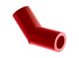 SLT BLOCKFIRE RED Отвод сегментный PP-R SDR 7,4, 45° 160 
