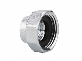 Переходник Varmega VM09812, ВР-ВР, 1" x 1/2", хромированный