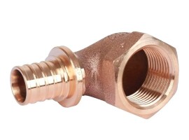 Rehau Угольник-переходник с внутренней резьбой RAUTITAN 20-Rp 3/4" RX, бронза 
