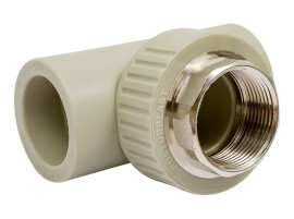 RTP Alpha Тройник комбинированный под ключ PP-R 50х1.1/2" ВР серый