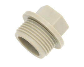 TEBO Заглушка PPRC резьбовая 3/4" серая