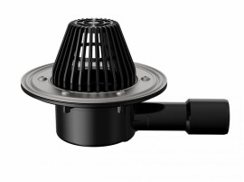 Fachmann Воронка кровельная VB 510.0 Y DN40/50 горизонтальный, с фланцем, выпуклый