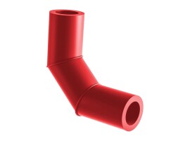 SLT BLOCKFIRE RED Отвод сегментный PP-R SDR 11, 90° 160 