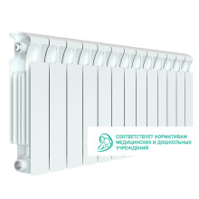 Радиатор биметаллический RIFAR Monolit 350, 13 секций, 1794 Вт
