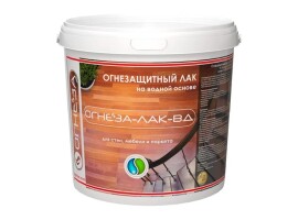 Лак огнезащитный на водной основе ОГНЕЗА-ЛАК-ВД глянцевый, 3 л