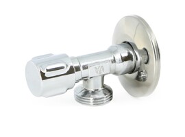 Uni-Fitt Вентиль для подключения стиральных машин Н-Н 1/2"x3/4", хромированный, рукоятка металл