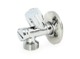 Uni-Fitt Вентиль для подключения стиральных машин Н-Н 1/2"x3/4", с фильтром, хромированный, рукоятка металл