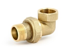 Uni-Fitt Разъёмное соединение угловое НВ DN20, 3/4" с прокладкой O-RING