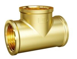 LD Тройник латунный ВР DN 25, 1"