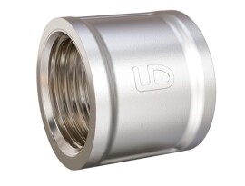 LD Муфта латунная ВР DN 20, 3/4", никелированная