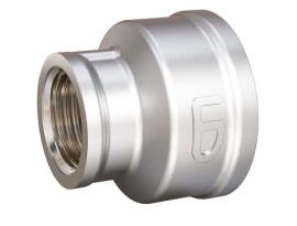 LD Муфта редукционная ВР DN 40x32, 1.1/2"x1.1/4", никелированная